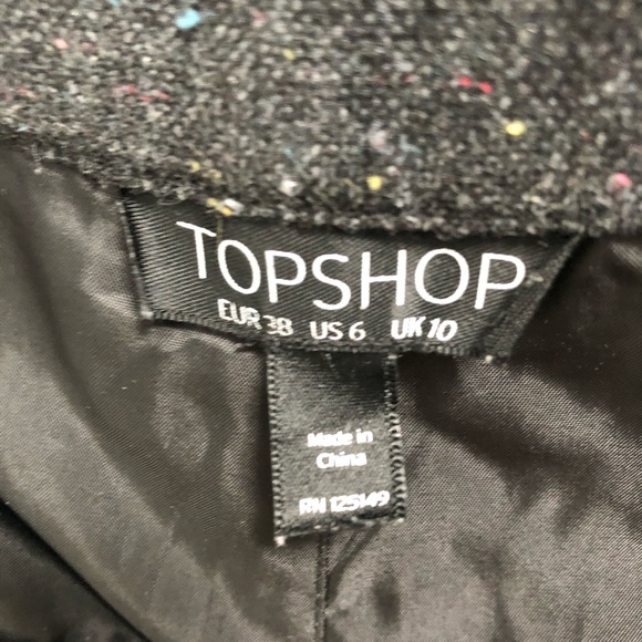 Topshop Tweed Shorts - Picture 4 of 4